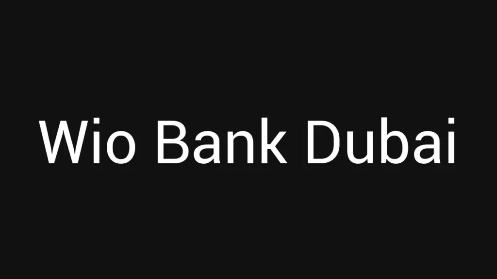 Wio Bank Dubai